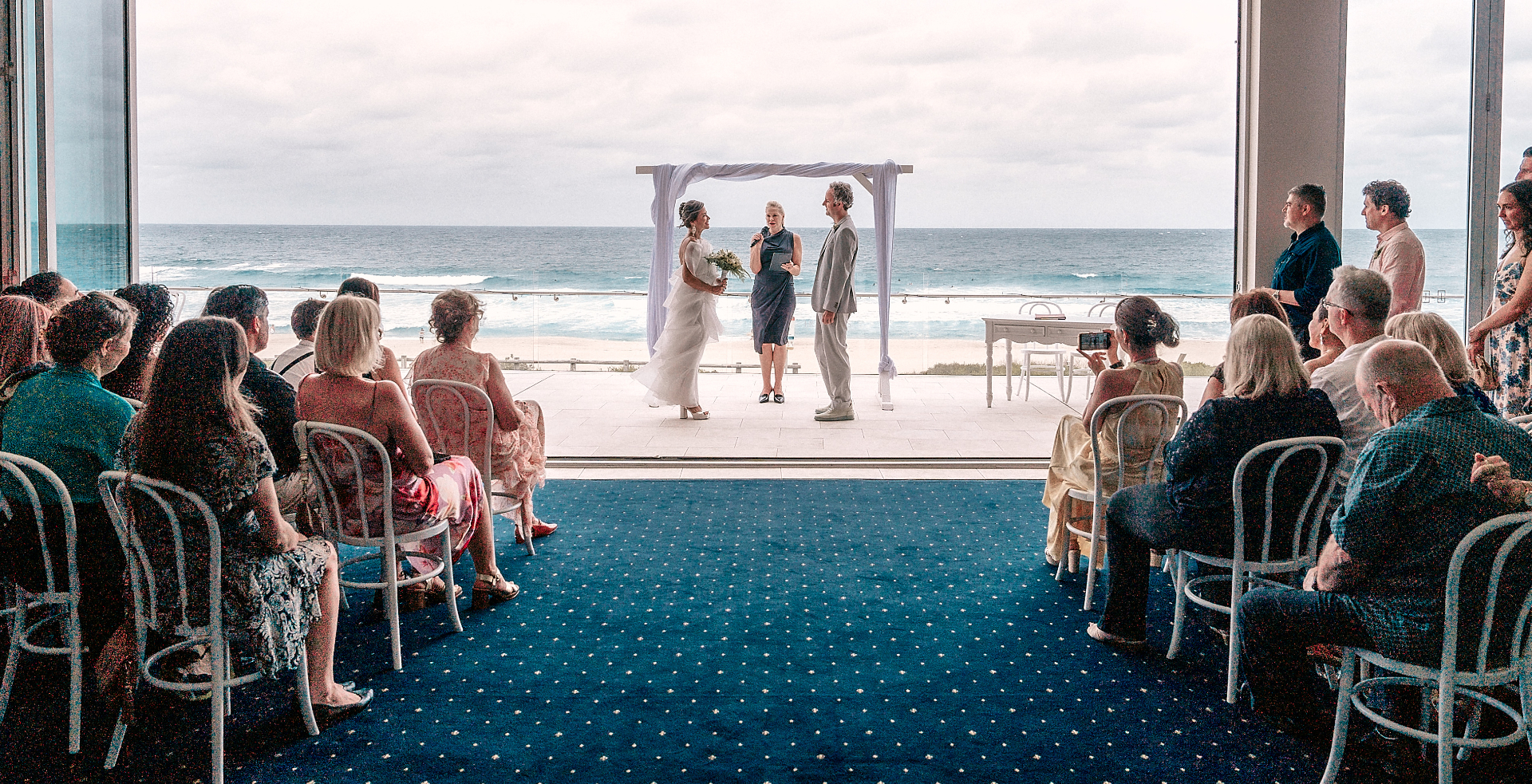 Ocean-view ceremony with Nicole Webster, Sydney eastern beaches